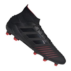 Бутсы adidas Predator 19.1 FG/AG Black/Red Бутсы adidas Predator 19.1 FG/AG Black/Red