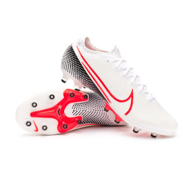 Бутсы Nike Mercurial Vapor XIII Elite AG-PRO White/Laser Crimson/Black #grai.com.ua