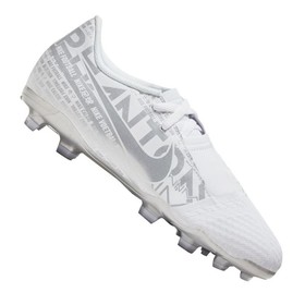 Детские бутсы Nike Phantom Venom Academy FG White/Silver #grai.com.ua