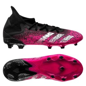 Бутсы adidas Predator Freak.3 FG/AG Black/White/Shock Pink #grai.com.ua