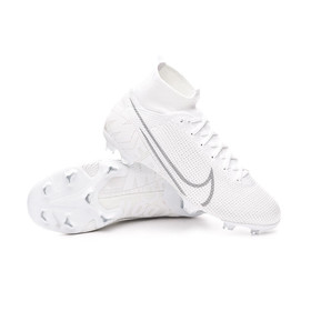 Детские бутсы Nike Mercurial Superfly VII Elite FG White Детские бутсы Nike Mercurial Superfly VII Elite FG White