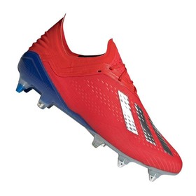 Бутсы adidas X 18.1 FG/AG Red/Silver/Blue #grai.com.ua