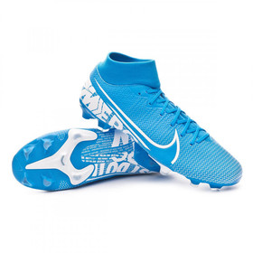 Бутсы Nike Mercurial Superfly VII Academy MG Blue/White #grai.com.ua