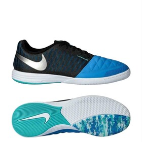 Футзалки Nike Lunargato II IC Metallic Silver/Black/Neptune Blue