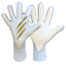 Вратарские перчатки Adidas X Pro White/Gold Metallic/Silver Metallic #grai.com.ua