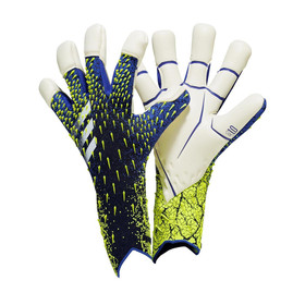 Вратарские перчатки Adidas Predator 21 Pro Hybrid Promo Black/Team Royal Blue/Solar Yellow/White #grai.com.ua