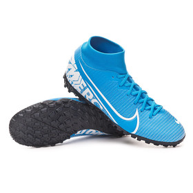 Сороконожки Nike Mercurial Superfly VII Academy TF Blue/White #grai.com.ua