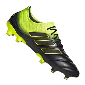 Бутсы adidas Copa 19.1 FG/AG Black/Yellow #grai.com.ua