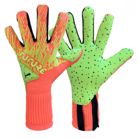 Вратарские перчатки Puma Future Grip Hybrid 5.1 Energy Peach/Yellow Alert #grai.com.ua