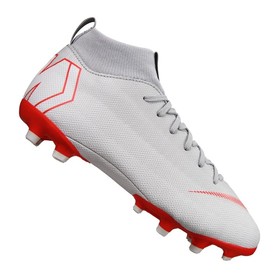 Детские бутсы Nike Mercurial Superfly VI Academy MG Grey/Crimson #grai.com.ua