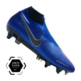 Бутсы Nike Phantom Vision Elite DF SG-PRO Anti-Clog Blue/Black #grai.com.ua