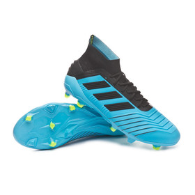 Бутсы adidas Predator 19.1 FG/AG Bright Cyan/Black #grai.com.ua