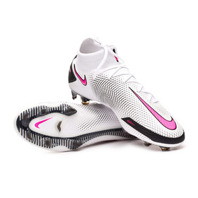 Бутсы Nike Phantom GT Elite DF FG White/Pink Blast/Black #grai.com.ua