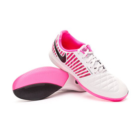 Футзалки Nike LunarGato II IC Vast Grey/Black/Pink Blast #grai.com.ua