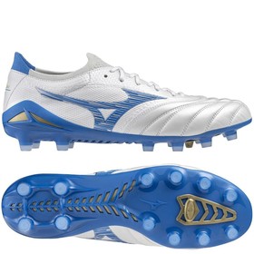 Бутси Mizuno Morelia Neo IV Beta Made in Japan FG/AG White/Laser Blue