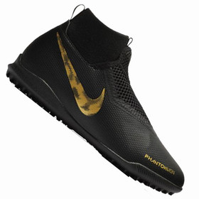 Детские сороконожки Nike Phantom Vision Academy DF TF Black/Gold Детские сороконожки Nike Phantom Vision Academy DF TF Black/Gold