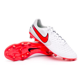 Бутсы Nike Tiempo Legend VIII Academy MG White/Flash Crimson/Photon Dust/Black #grai.com.ua