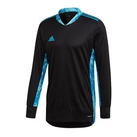 Детский вратарский джемпер Adidas AdiPro 20 GK Black/Aqua #grai.com.ua