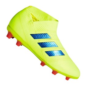 Детские бутсы adidas Nemeziz 18+ FG/AG Yellow/Blue #grai.com.ua