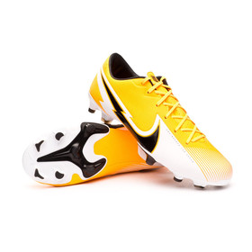 Детские бутсы Nike Mercurial Vapor XIII Academy MG Laser Orange/Black/White #grai.com.ua