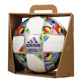 Футбольный мяч Adidas UEFA Nations League OMB 2018/19 White/Silver Metallic/Multicolor #grai.com.ua