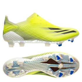 Бутсы Adidas X Ghosted+ FG/AG Solar Yellow/Core Black/Royal Blue #grai.com.ua