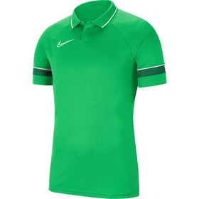 Футболка Nike Academy 21 Polo Light Green Spark/White/Pine Green #grai.com.ua