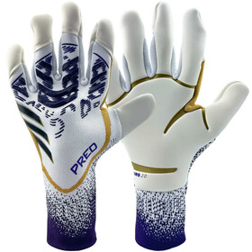 Воротарські рукавиці adidas Predator Pro 25 Hybrid White/Black/Aurora Plum Воротарські рукавиці adidas Predator Pro 25 Hybrid White/Black/Aurora Plum