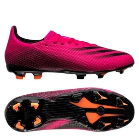 Детские бутсы adidas X Ghosted.3 FG/AG Shock Pink/Core Black/Screaming Orange #grai.com.ua