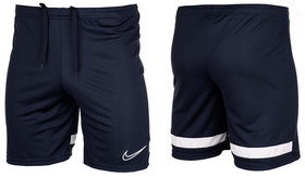 Шорты игровые Nike Academy 21 Knit Obsidian/White #grai.com.ua