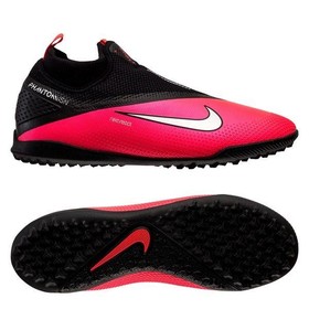 Сороконожки Nike React Phantom Vision II Pro DF TF Black/Crimson #grai.com.ua