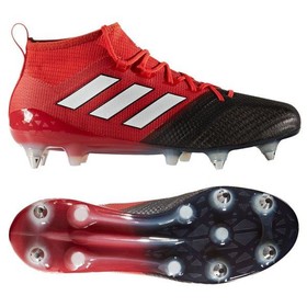 Бутсы Adidas ACE 17.1 Primeknit SG Black/Red #grai.com.ua