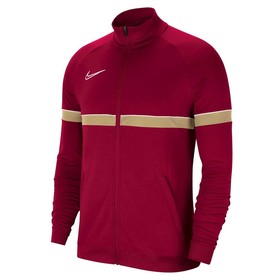 Детский джемпер Nike Academy 21 Knit Track Jacket Team Red/White/Jersey Gold #grai.com.ua