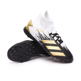 Детские сороконожки adidas Predator 20.3 TF White/Gold Metallic/Core Black #grai.com.ua