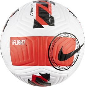 Футбольный мяч Nike Flight 21/22 White/Bright Crimson/Black #grai.com.ua