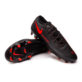 Бутсы Nike Phantom GT PRO FG Black/Dark Smoke Grey/Red #grai.com.ua