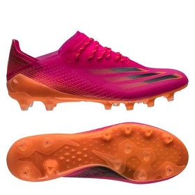 Бутсы adidas X Ghosted.1 AG Shock Pink/Core Black/Screaming Orange #grai.com.ua