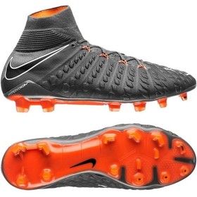 Бутсы Nike Hypervenom Phantom 3 Elite DF FG Gray/Orange/White #grai.com.ua