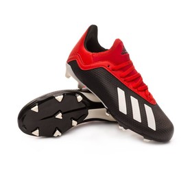 Детские бутсы adidas X 18.3 FG Black/Red/White #grai.com.ua