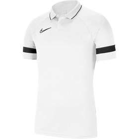 Футболка Nike Academy 21 Polo White/Black #grai.com.ua