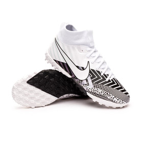 Детские сороконожки Nike Mercurial Superfly VII Academy MDS 3 TF White/Black #grai.com.ua