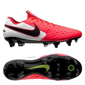 Бутсы Nike Tiempo Legend VIII Elite SG-PRO Anti-Clog Laser Crimson/Black/White #grai.com.ua
