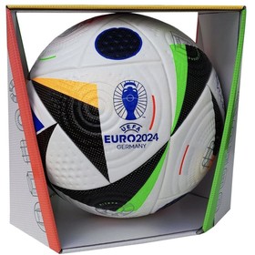Футбольний м'яч Adidas Fussballliebe OMB Euro 2024 White/Black/Blue