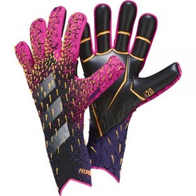 Вратарские перчатки Adidas Predator 21 Pro Black/Shock Pink/Collegiate Purple/White #grai.com.ua
