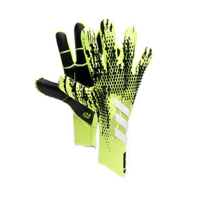 Вратарские перчатки adidas Predator 20 Pro Signal green/Black/Energy ink/White #grai.com.ua