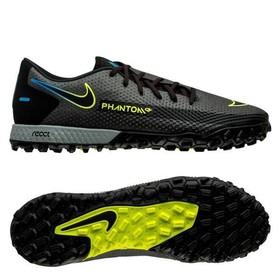 Сороконожки Nike Phantom GT Pro TF Black/Cyber Yellow/Lite Photo Blue #grai.com.ua
