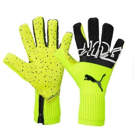 Вратарские перчатки PUMA Future Z Grip 1 Hybrid Yellow Alert/PUMA Black/PUMA White #grai.com.ua