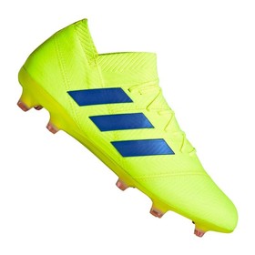 Бутсы adidas Nemeziz 18.1 FG/AG Yellow/Blue #grai.com.ua