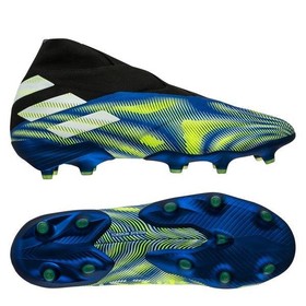 Бутсы Adidas Nemeziz+ FG/AG Royal Blue/Footwear White/Solar Yellow #grai.com.ua