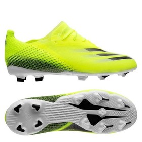 Детские Бутсы Adidas X Ghosted.1 FG/AG Solar Yellow/Core Black/Royal Blue #grai.com.ua